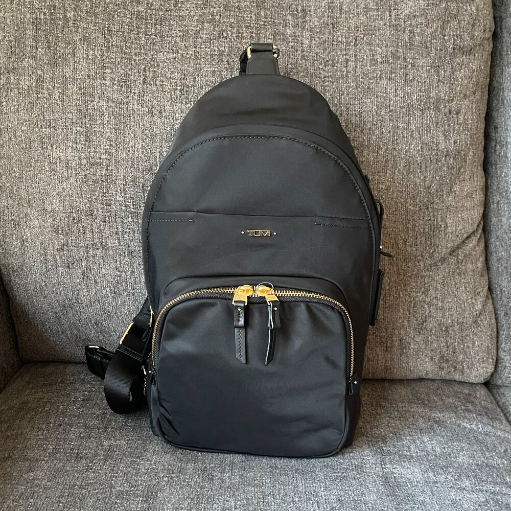 Tumi Brive Sling Backpack‎ Nylon with leather trim